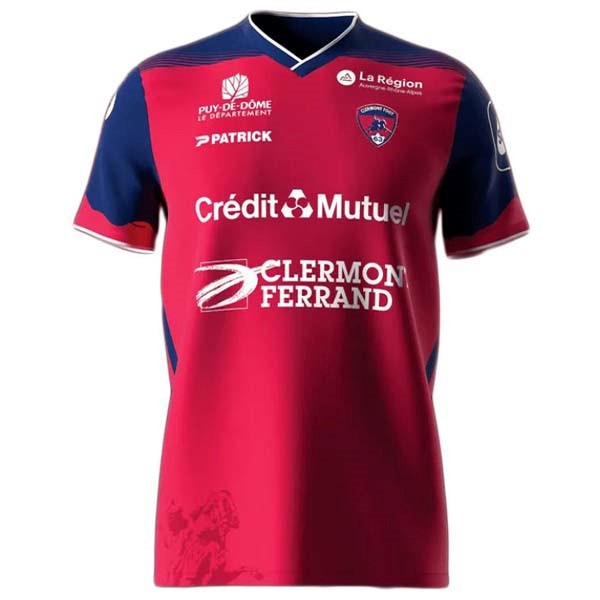 Tailandia Camiseta Clermont 1ª Kit 2021 2022 Rojo